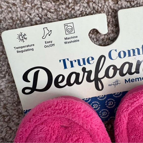 NWT, dearfoam, thong, slippers, women’s, kids, memory foam, sleep wear, 5/6 - Picture 3 of 6